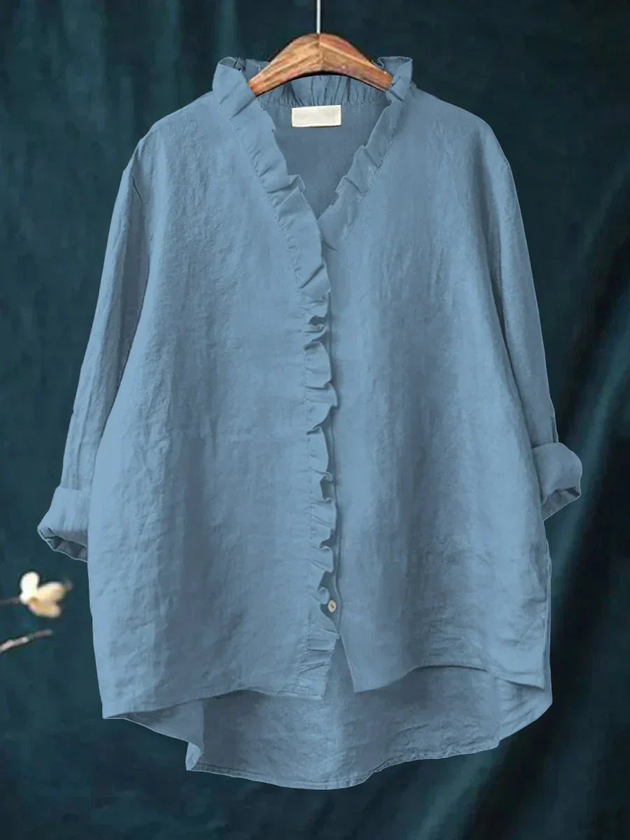 Samantha™ – Casual Blouse with Ruffles