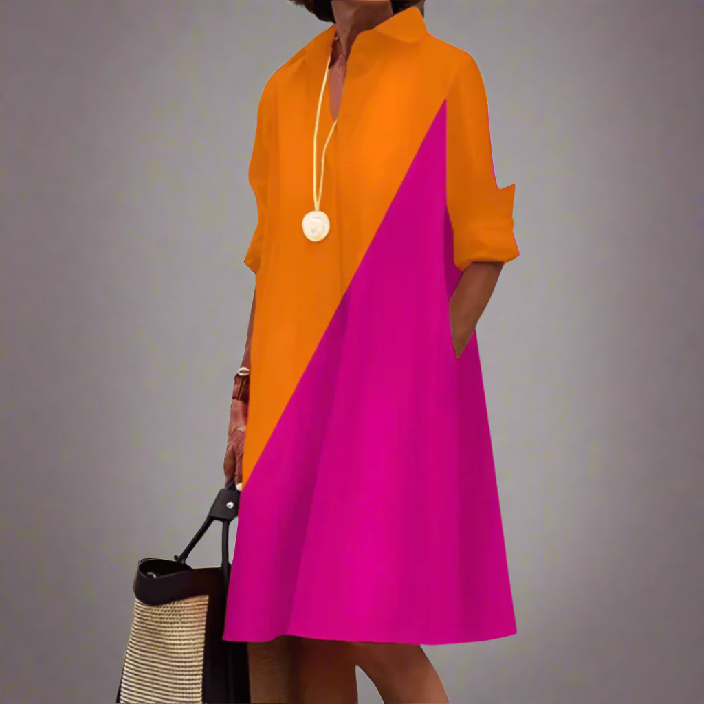 Sandrina™ | Elegant Casual Polo Dress