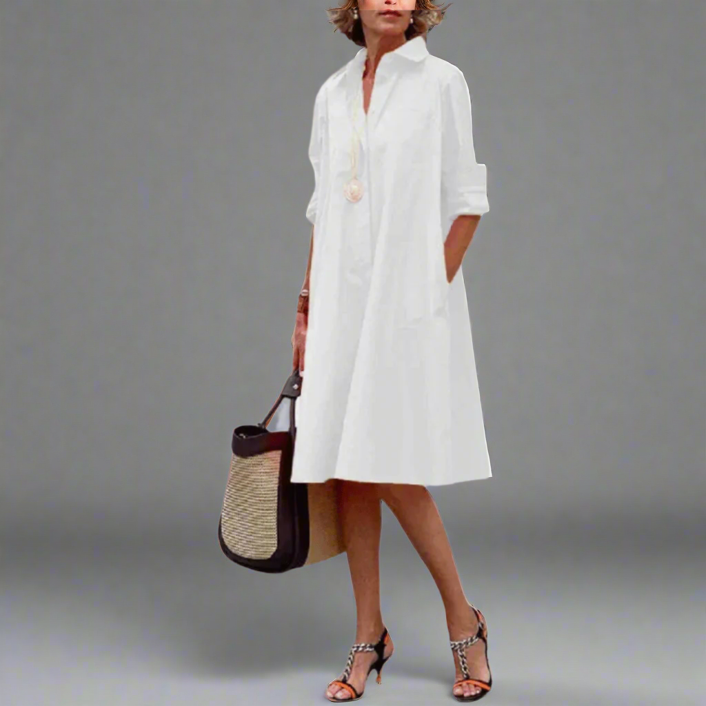 Sandrina™ | Elegant Casual Polo Dress