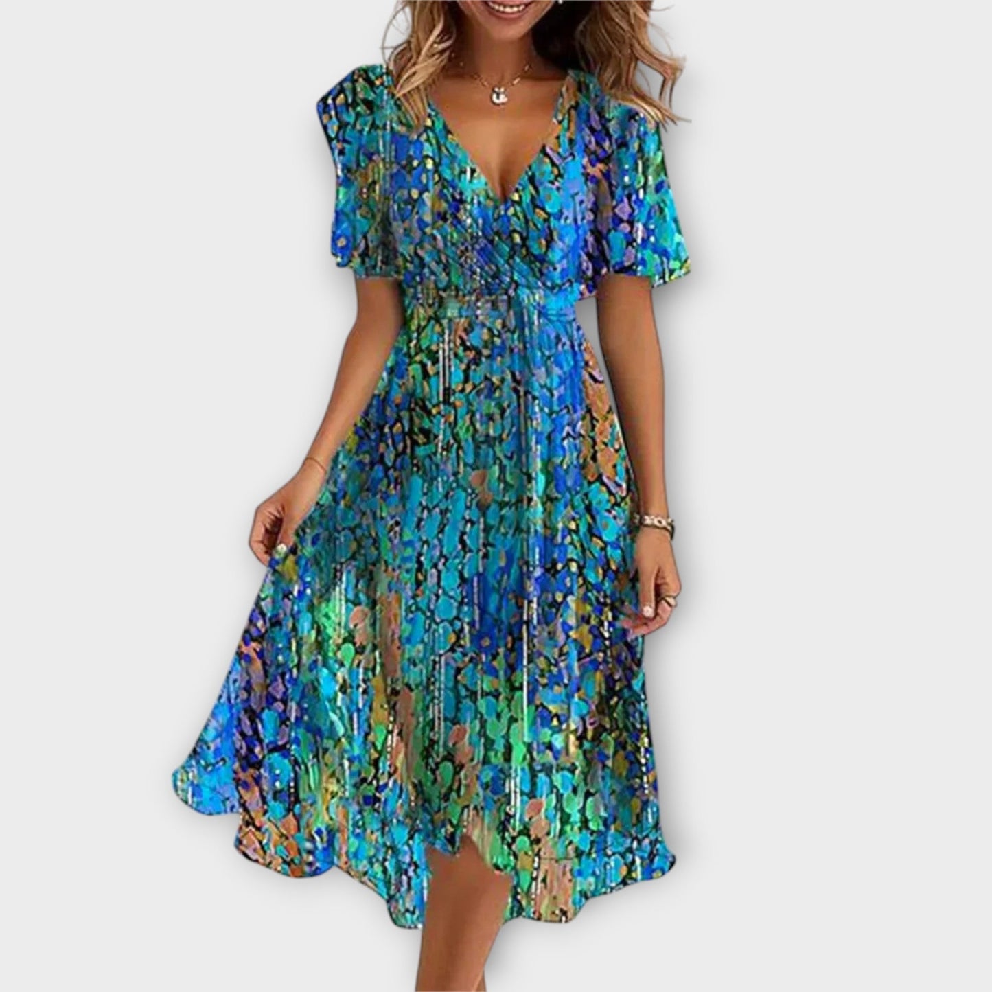 Floria™ Light Flowing Midi Dress