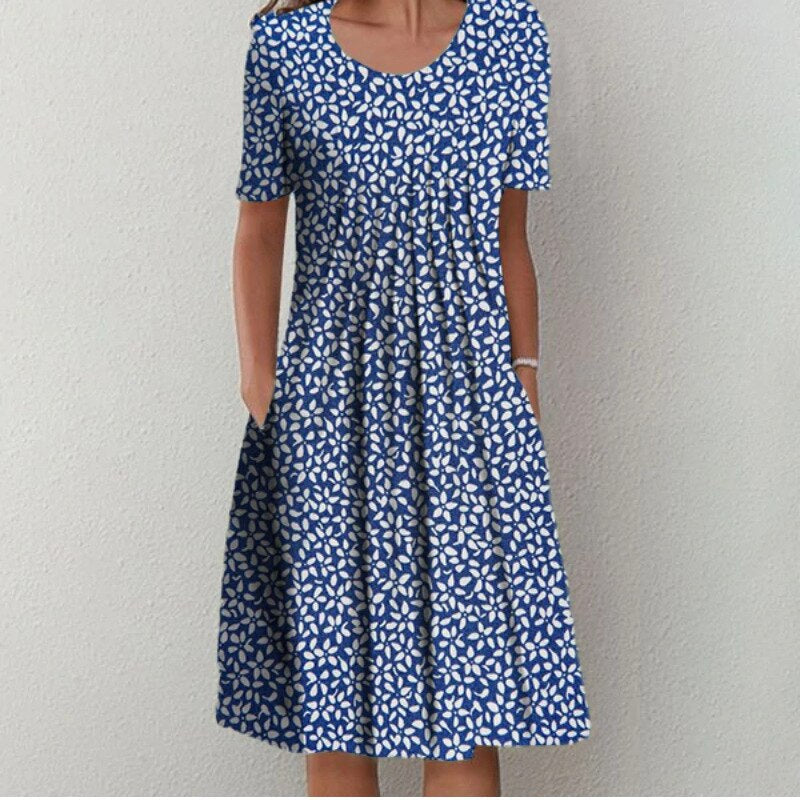 Celeste – Printed Everyday Midi Dress