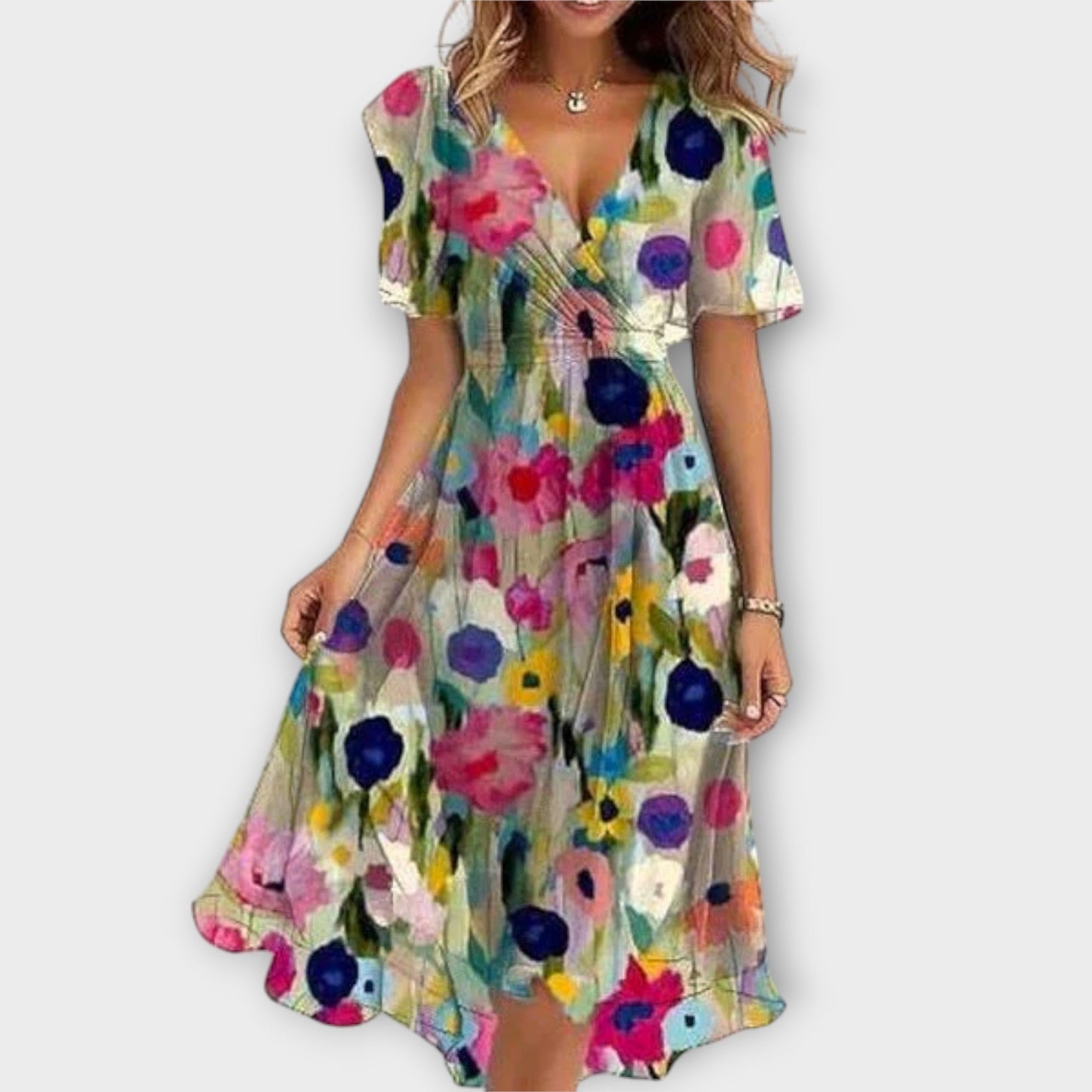 Floria™ Light Flowing Midi Dress
