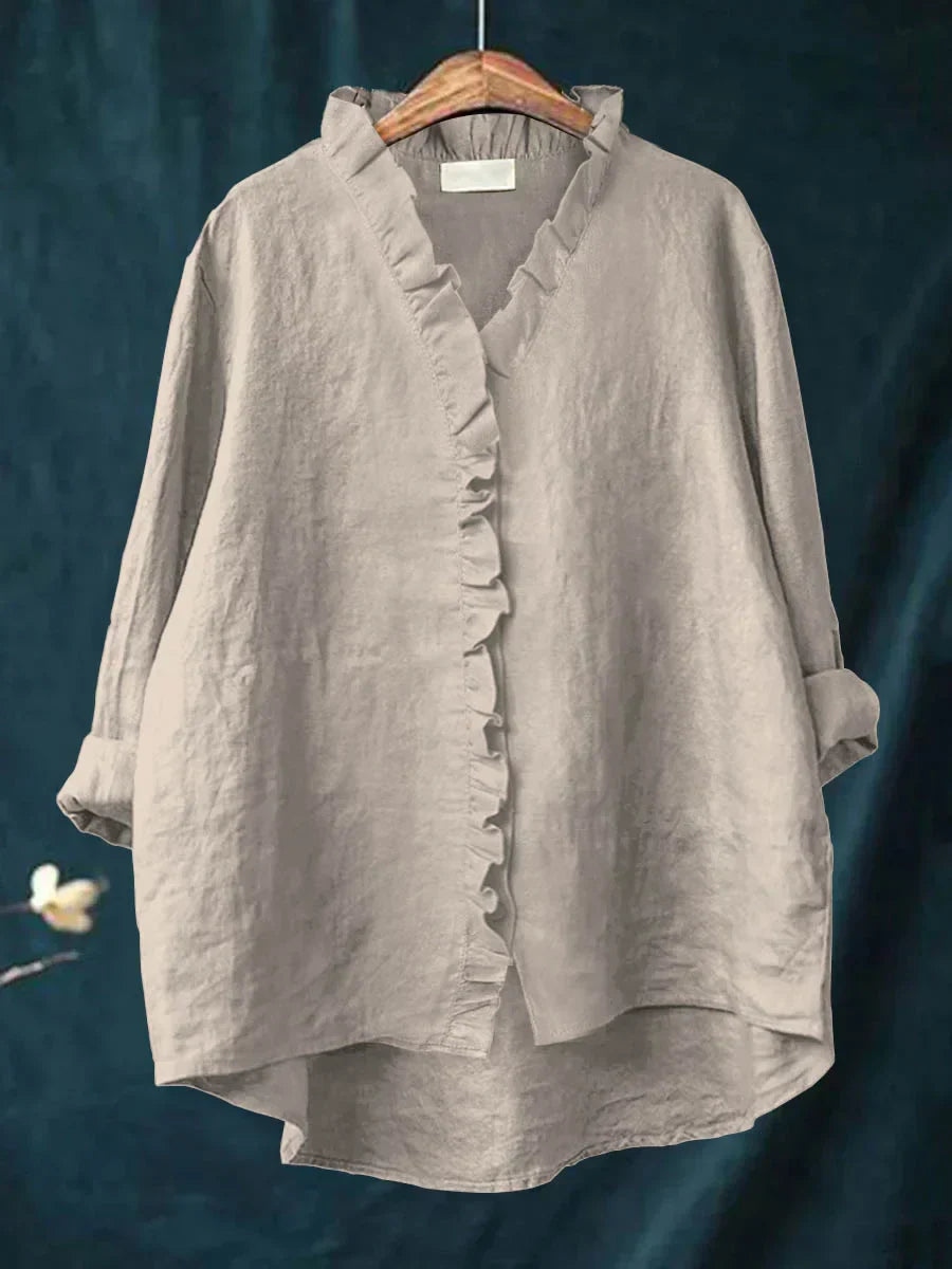 Samantha™ – Casual Blouse with Ruffles