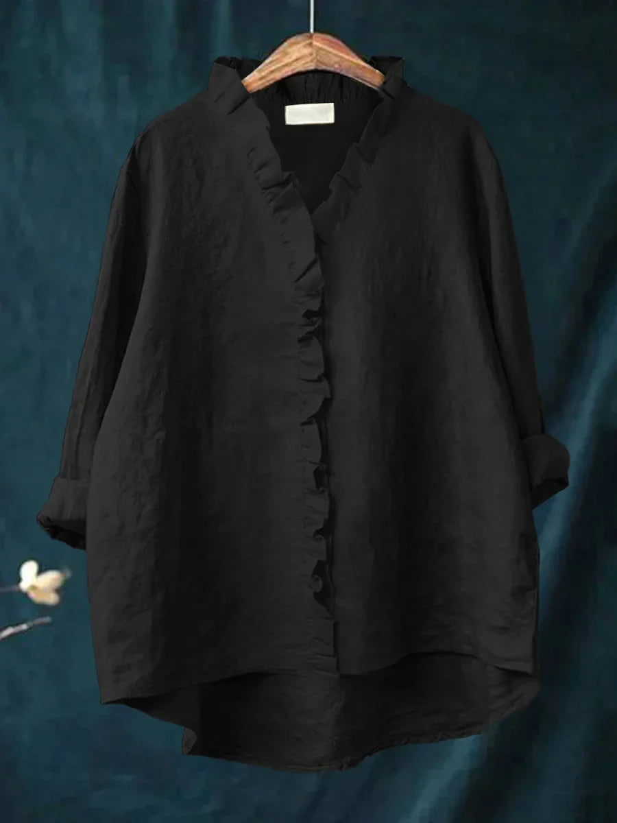Samantha™ – Casual Blouse with Ruffles