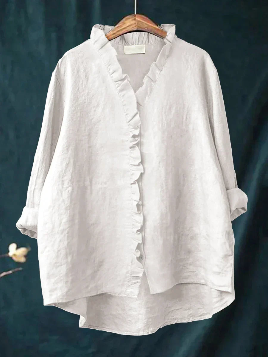 Samantha™ – Casual Blouse with Ruffles