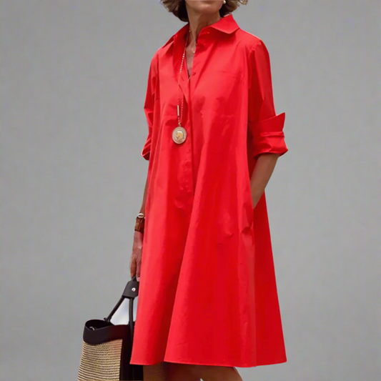 Sandrina™ | Elegant Casual Polo Dress