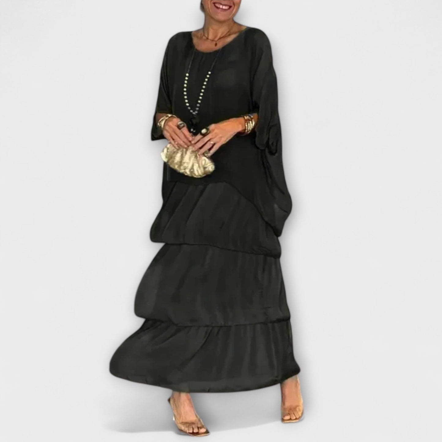 Evelyn - Elegant Chiffon Dress