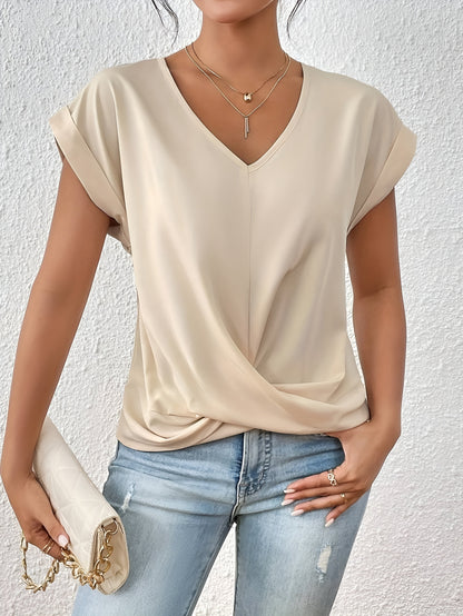 Sophie™ – Casual Heart V-Neck T-Shirt