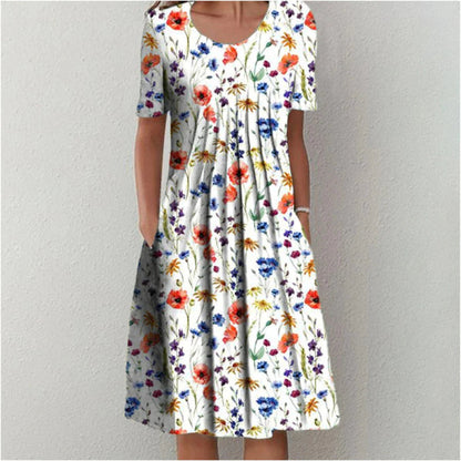 Celeste – Printed Everyday Midi Dress