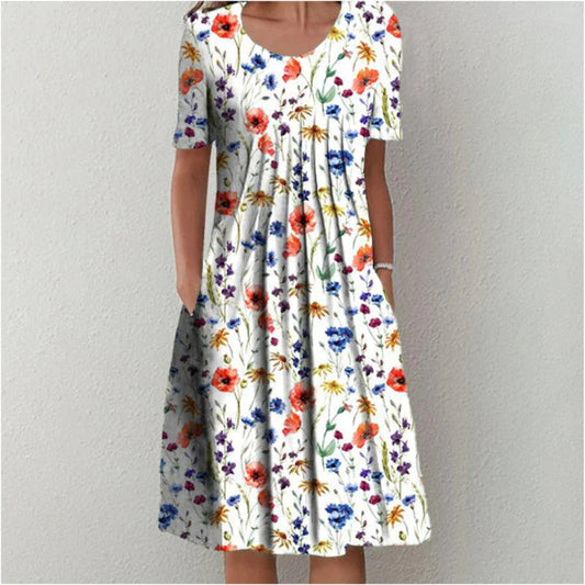 Celeste – Printed Everyday Midi Dress