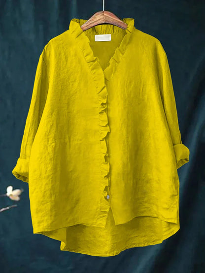 Samantha™ – Casual Blouse with Ruffles