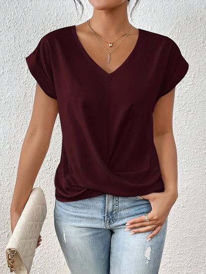 Sophie™ – Casual Heart V-Neck T-Shirt