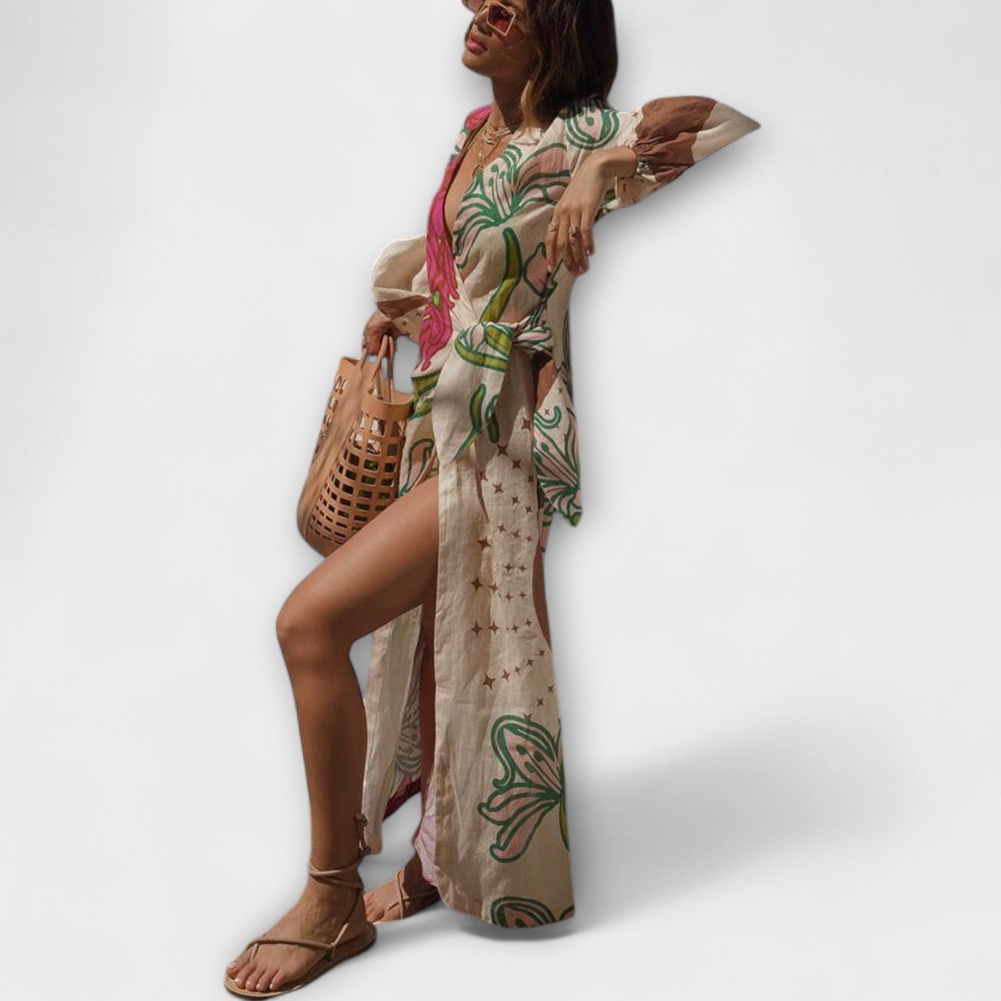Tracey - Tie Waist Maxi Dress