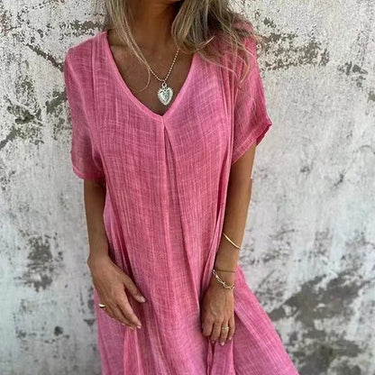 Vera™ | V‑Neck Maxi Dress
