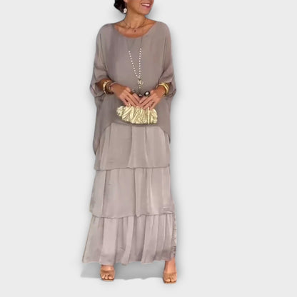 Evelyn - Elegant Chiffon Dress