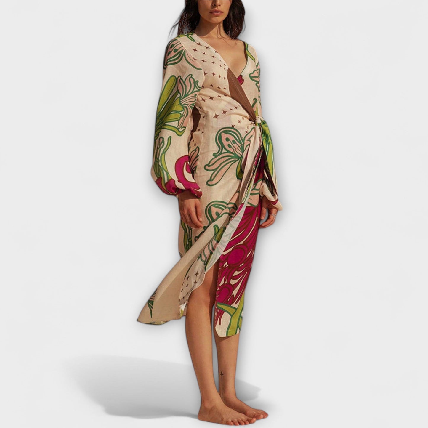 Tracey - Tie Waist Maxi Dress