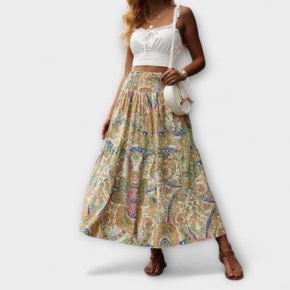 Flowing Skirt with Pattern