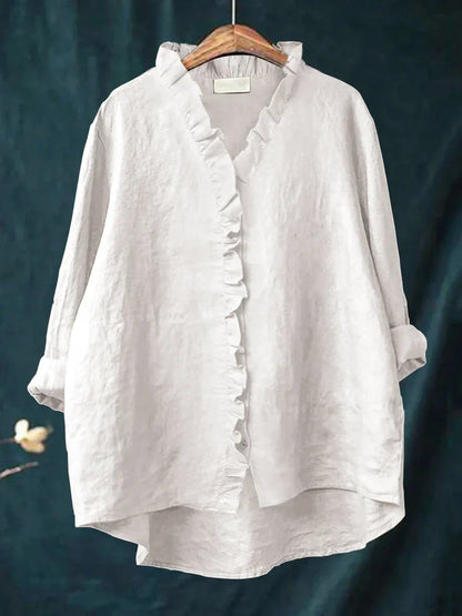 Samantha™ – Casual Blouse with Ruffles
