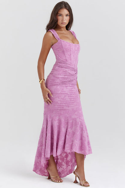 Althea | Sculpted Waist Midi Dress