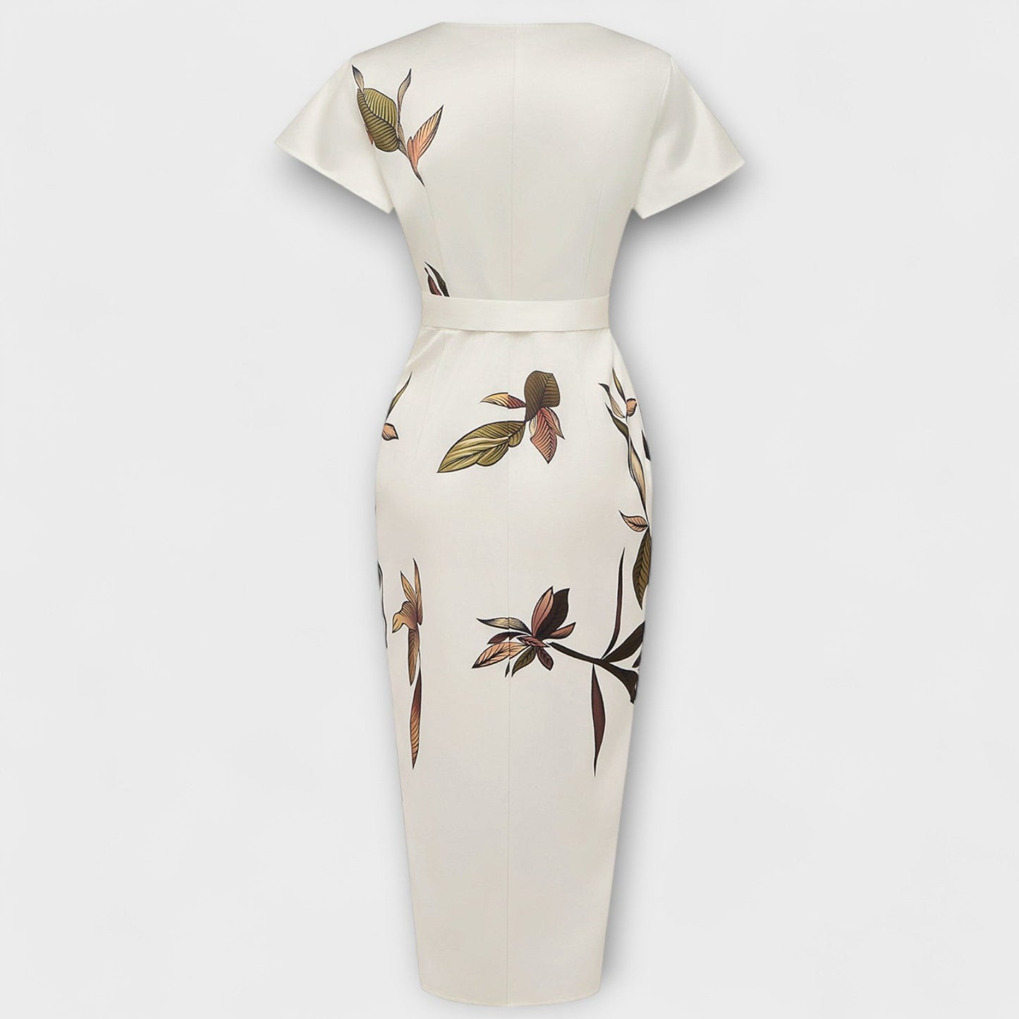 Satin Wrap Dress