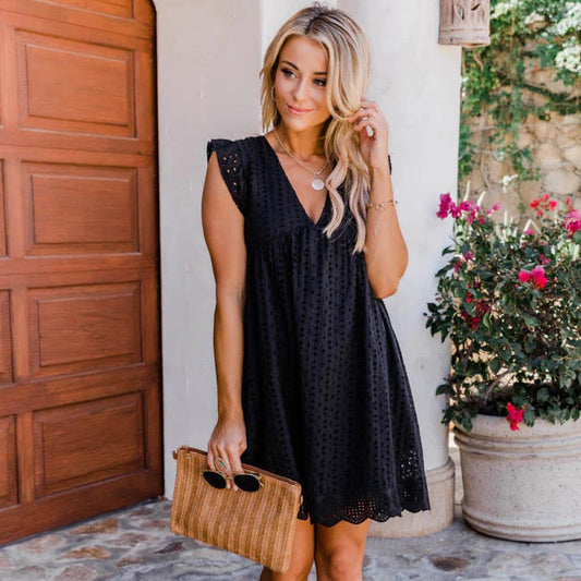 Dress "With Pockets and Built-In Shorts"